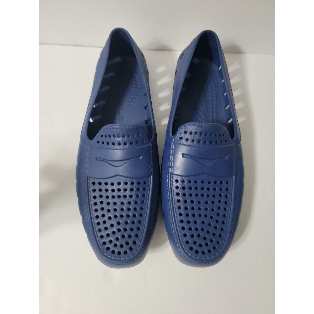 Floaters Mens Size 11 Navy Blue Country Club Driver Water Boat Shoes Rubber